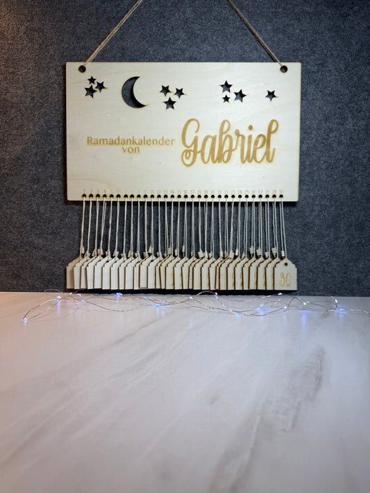 Personalisierter Ramadan-Kalender für Klein & Groß!