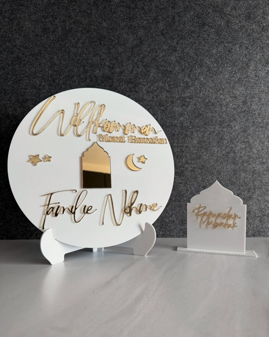 Personalisiertes Ramadan-Set „golden times“ 💛 auch in silber & schwarz erhältlich!