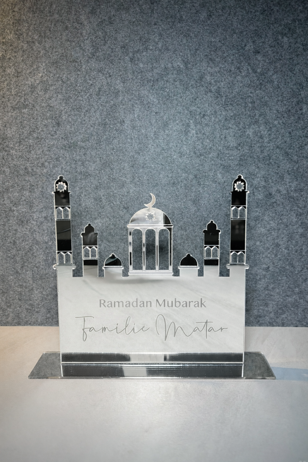 Personalisierte Ramadan-Deko "mosque" 🕌 auch in Holz, Silber & Gold erhältlich!